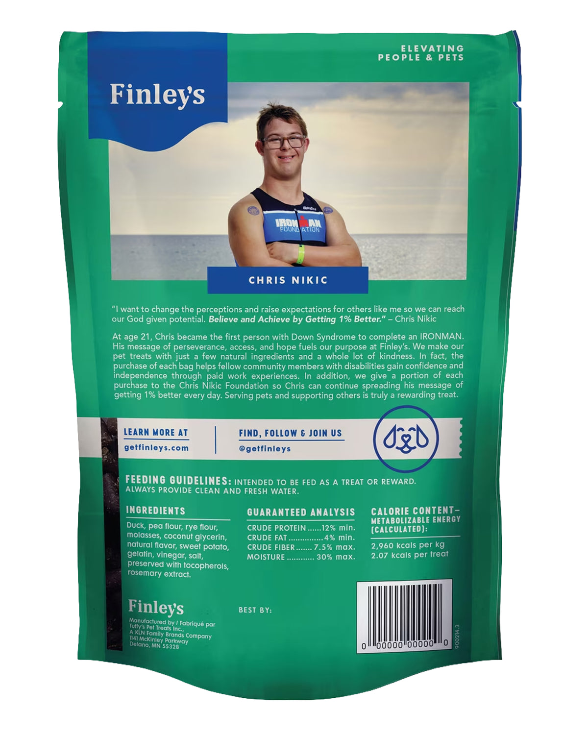 Finley's Duck Recipe Soft Chew Training Bites