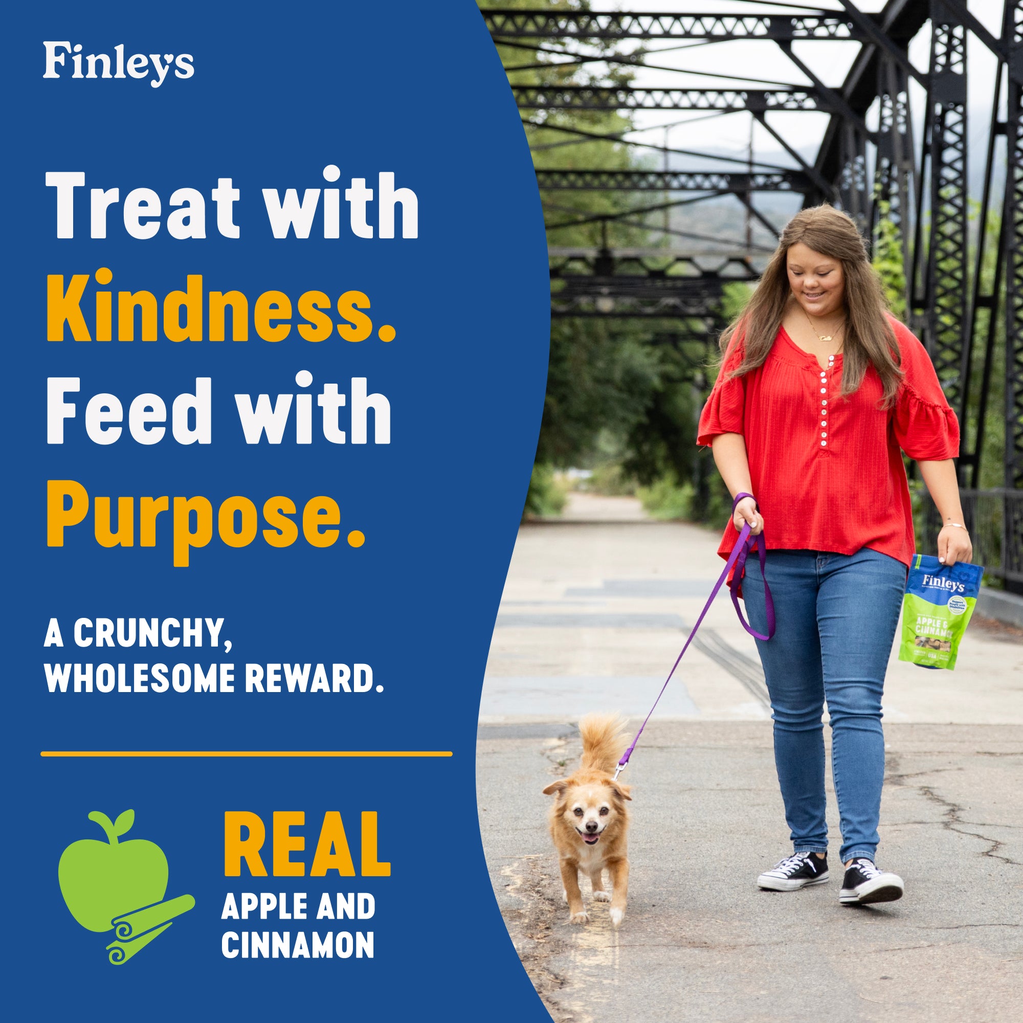 Finley's Apple & Cinnamon Crunchy Biscuits