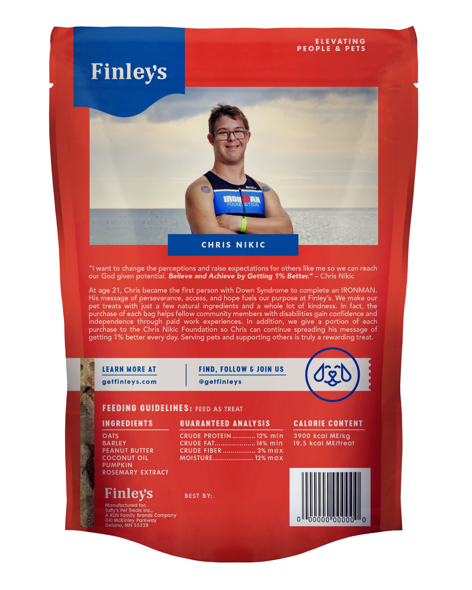 Finley's Peanut Butter & Pumpkin Crunchy Biscuits