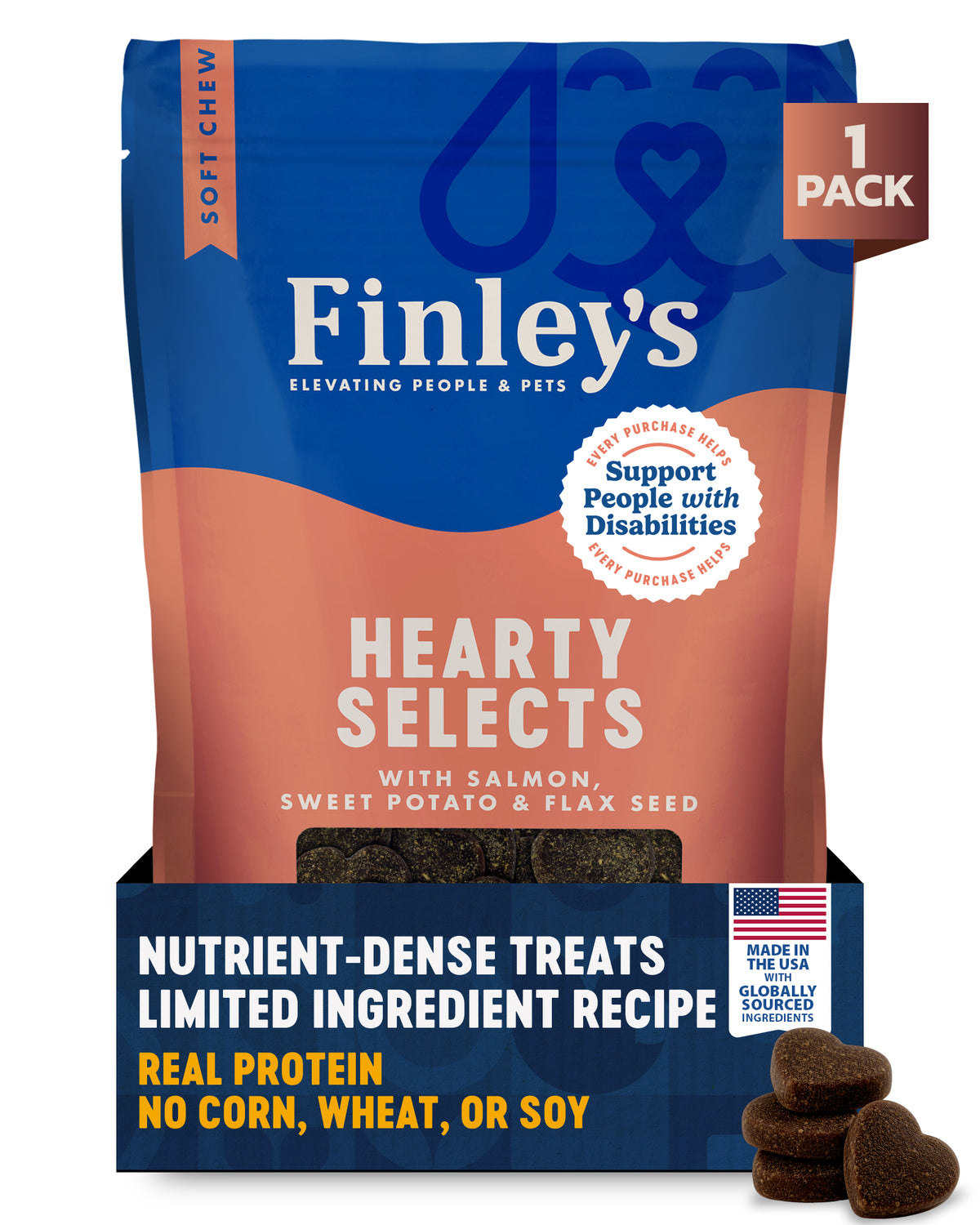 Finley's Salmon, Sweet Potato & Flax Hearty Selects