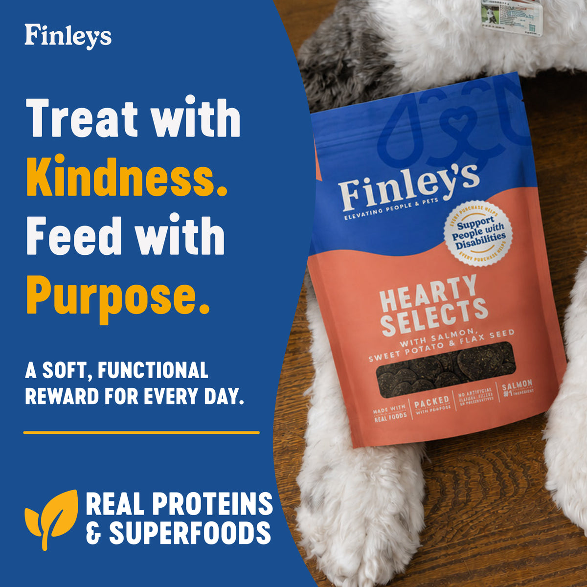 Finley's Salmon, Sweet Potato & Flax Hearty Selects