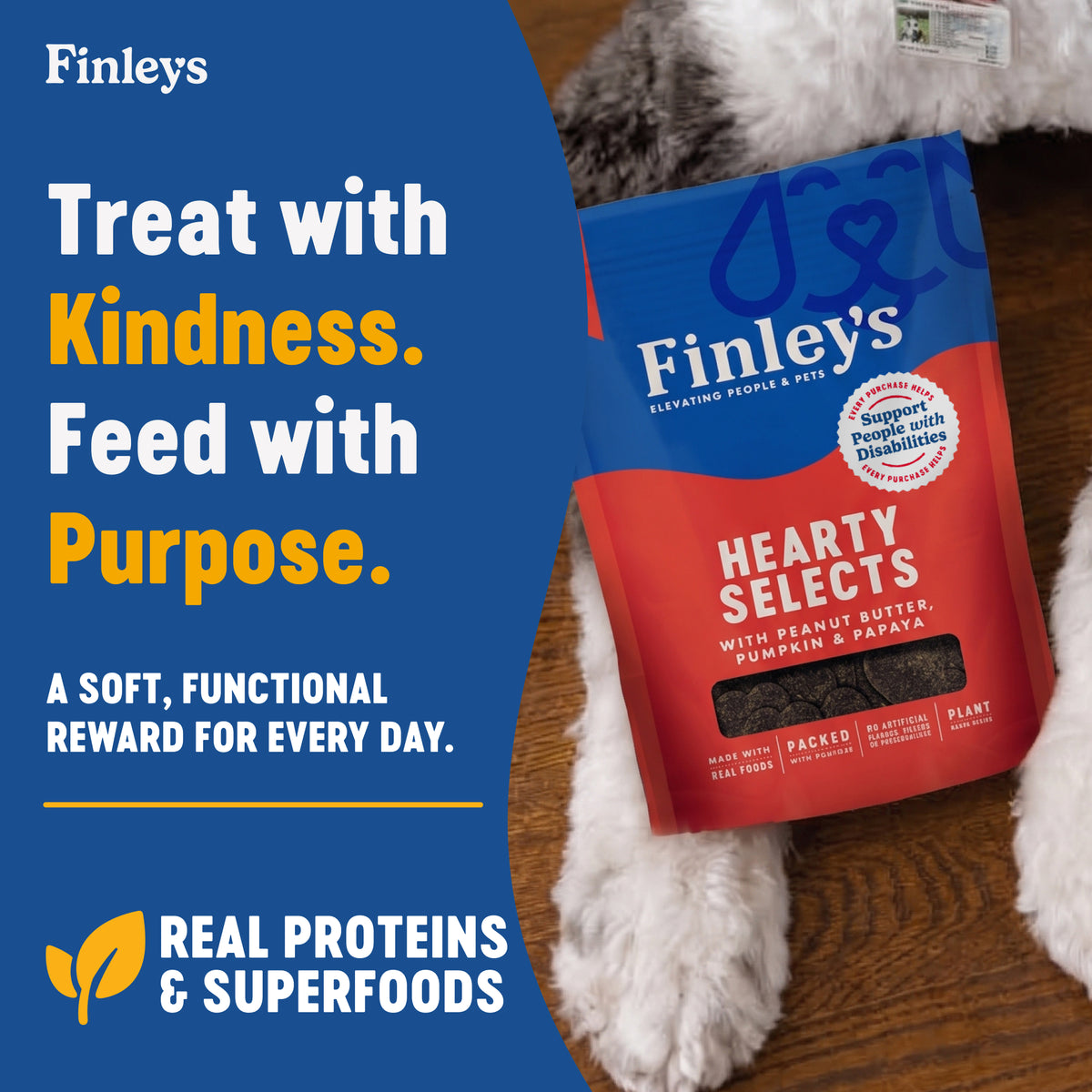 Finley's Peanut Butter, Pumpkin & Papaya Hearty Selects