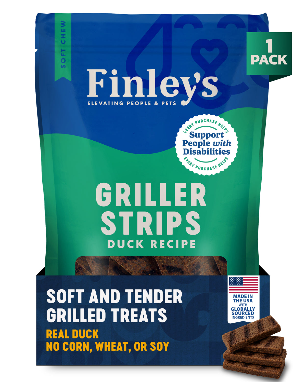 Finley's Duck Recipe Griller Strips