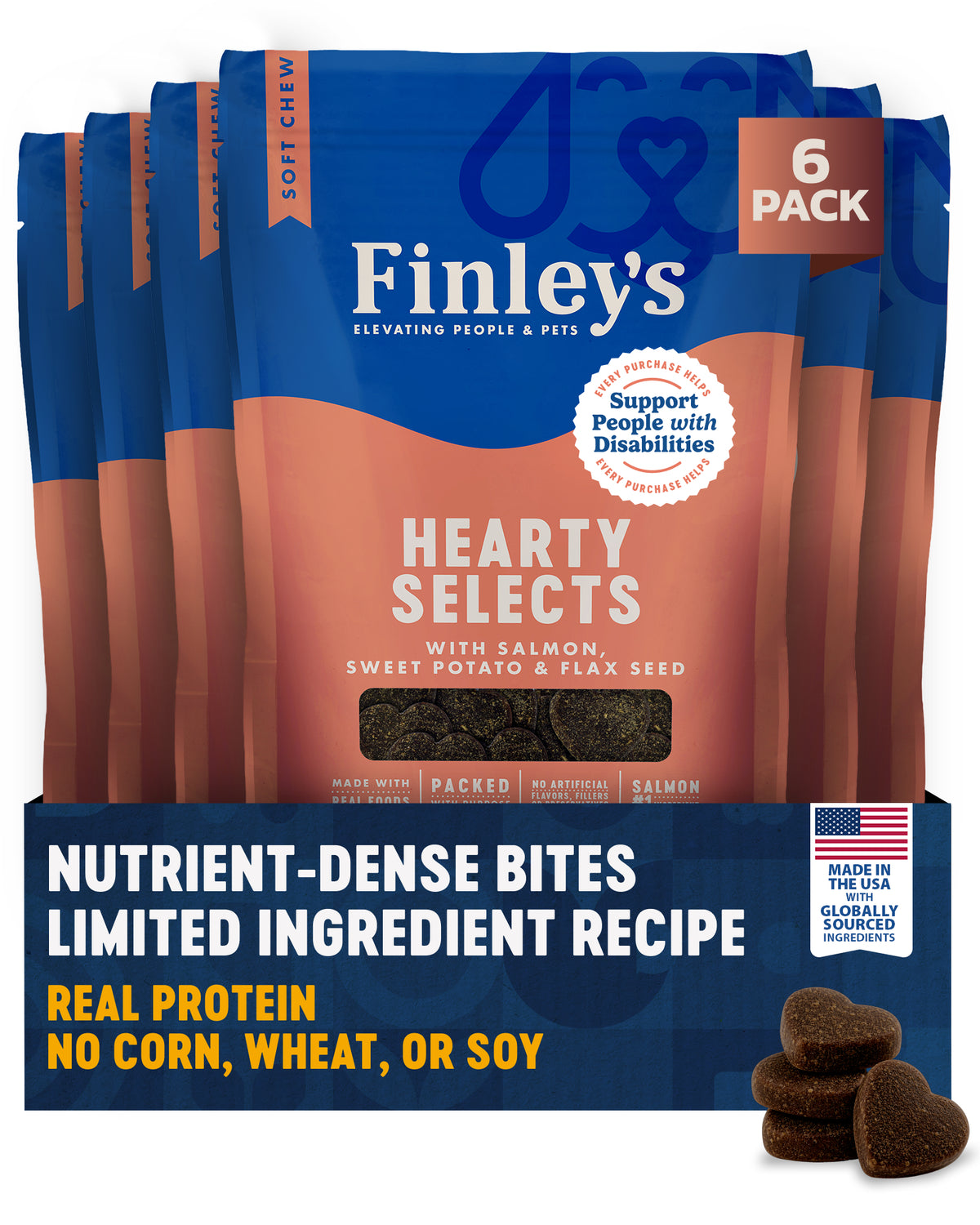 Finley's Salmon, Sweet Potato & Flax Hearty Selects