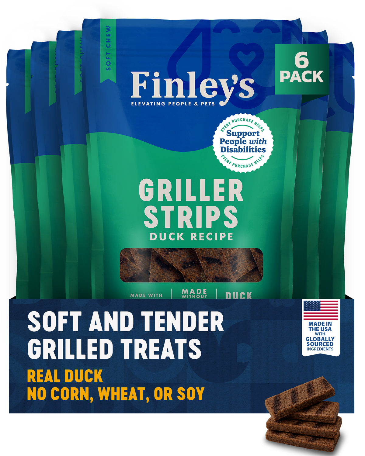 Finley's Duck Recipe Griller Strips