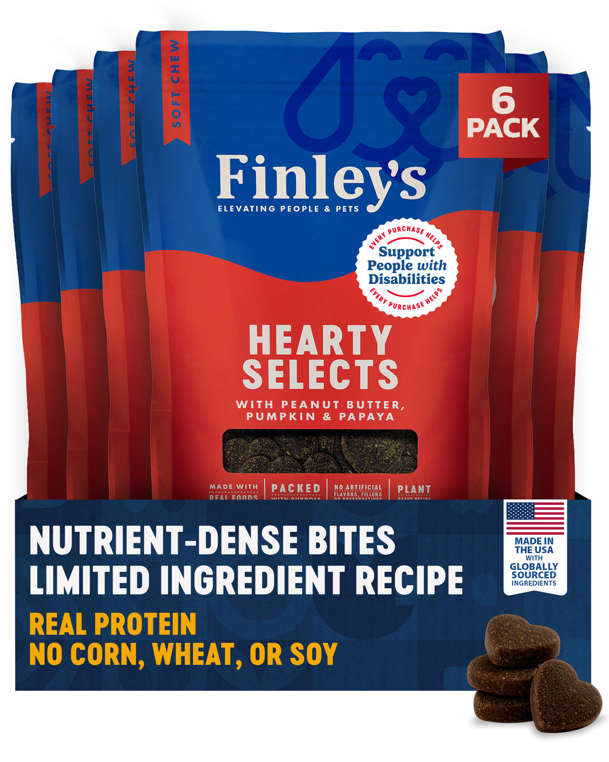 Finley's Peanut Butter, Pumpkin & Papaya Hearty Selects