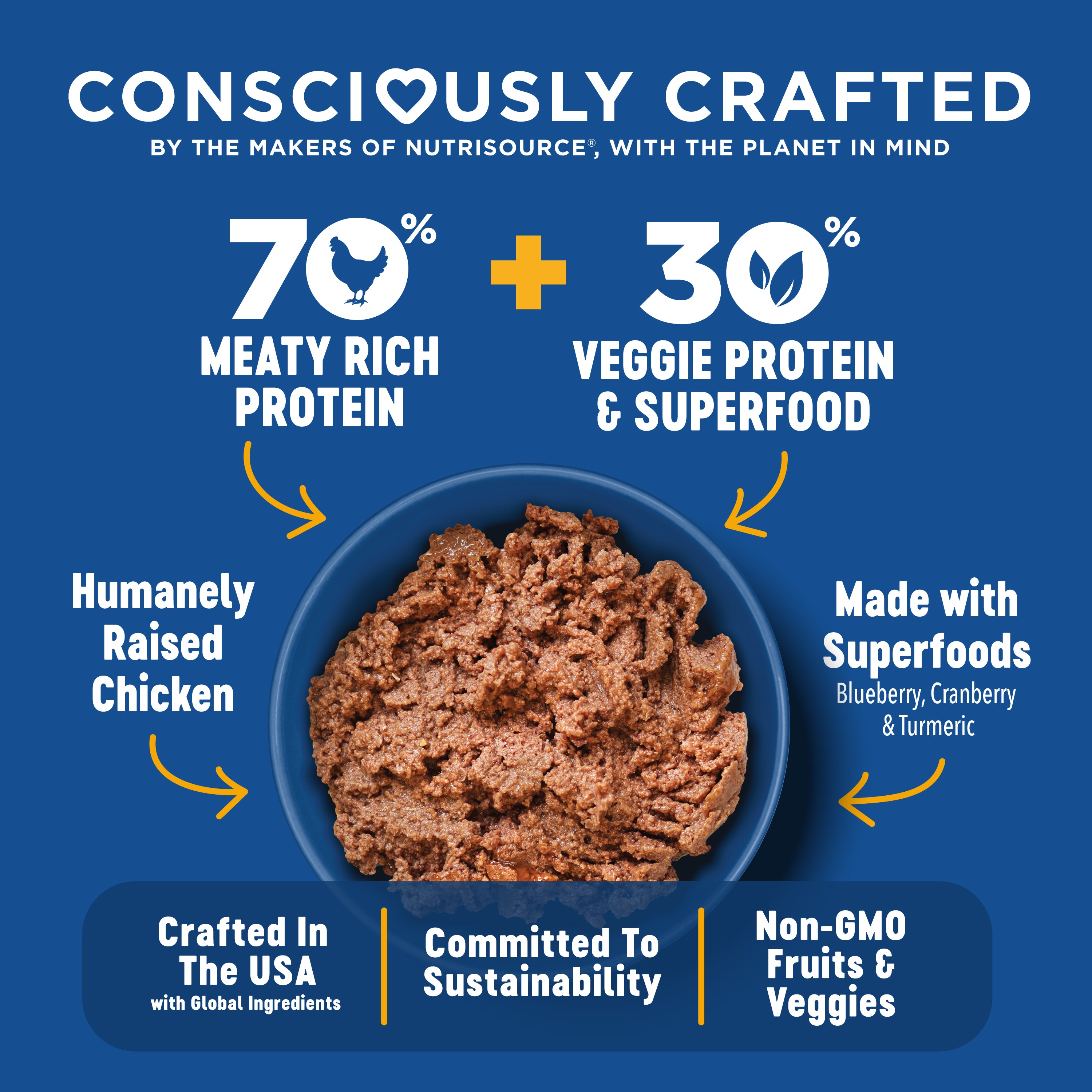 Chicken, Brown Rice & Vegetable Wet Dog Food