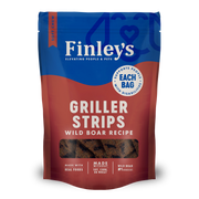 Finley's Wild Boar Recipe Griller Strips - bag front
