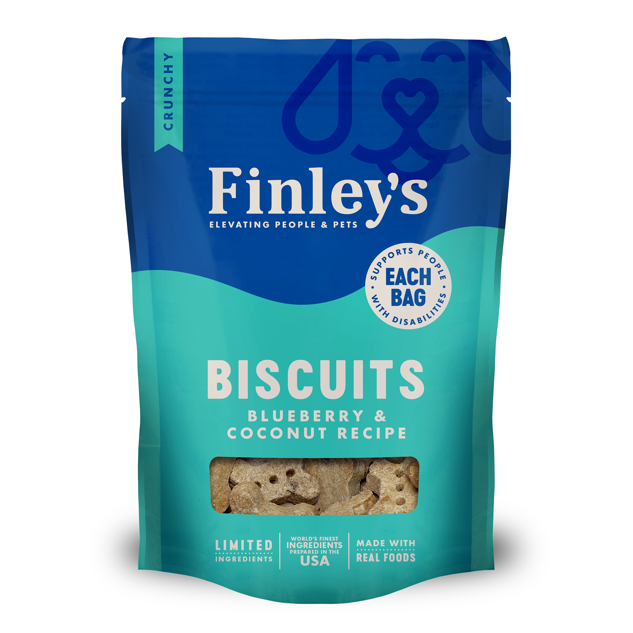 Finley's Blueberry & Coconut Crunchy Biscuits