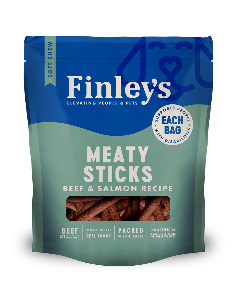 Finley's Beef & Salmon Recipe Meaty Sticks