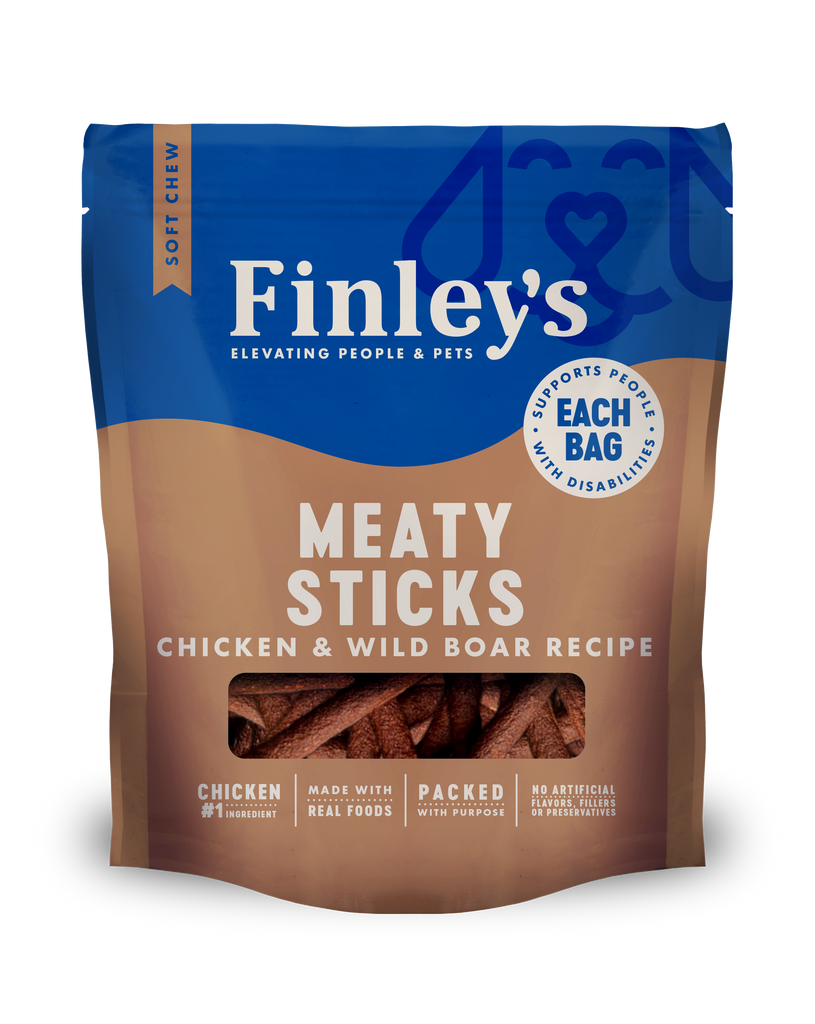 Finley's Chicken & Wild Boar Recipe Meaty Sticks