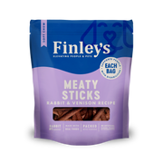Finley's Rabbit & Venison Recipe Meaty Sticks - bag front
