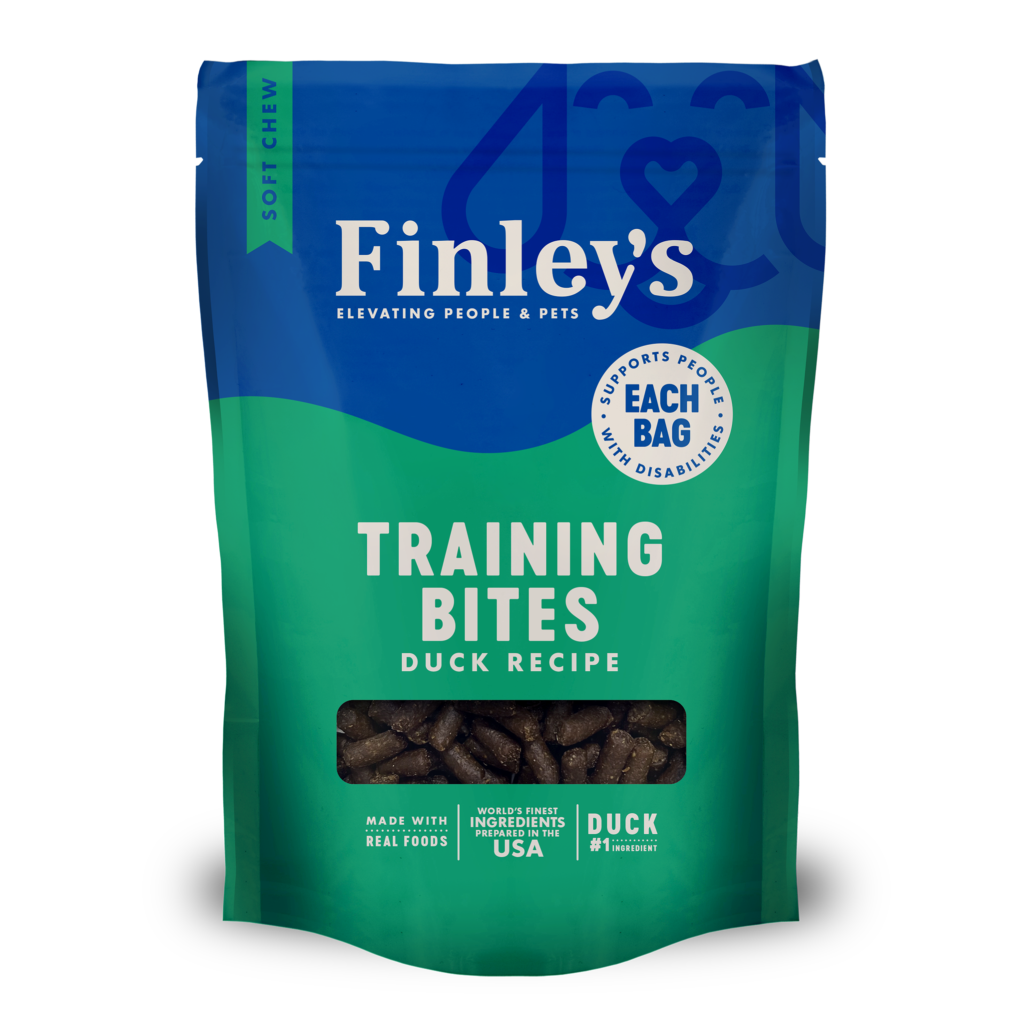 Finley's Duck Training Bites - bag front