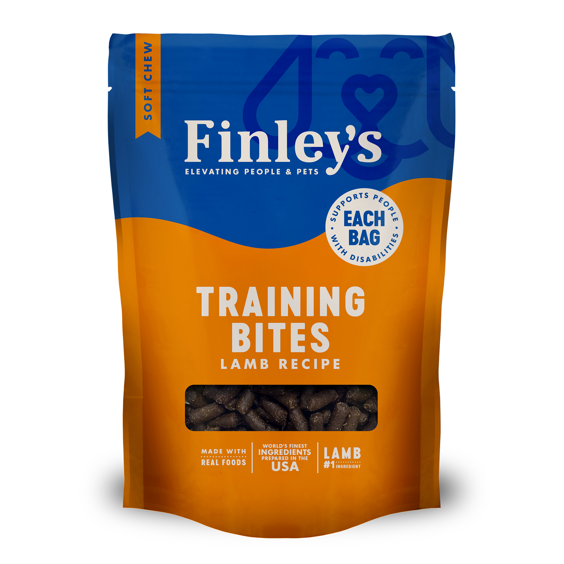 Finley's Lamb Training Bites - bag front