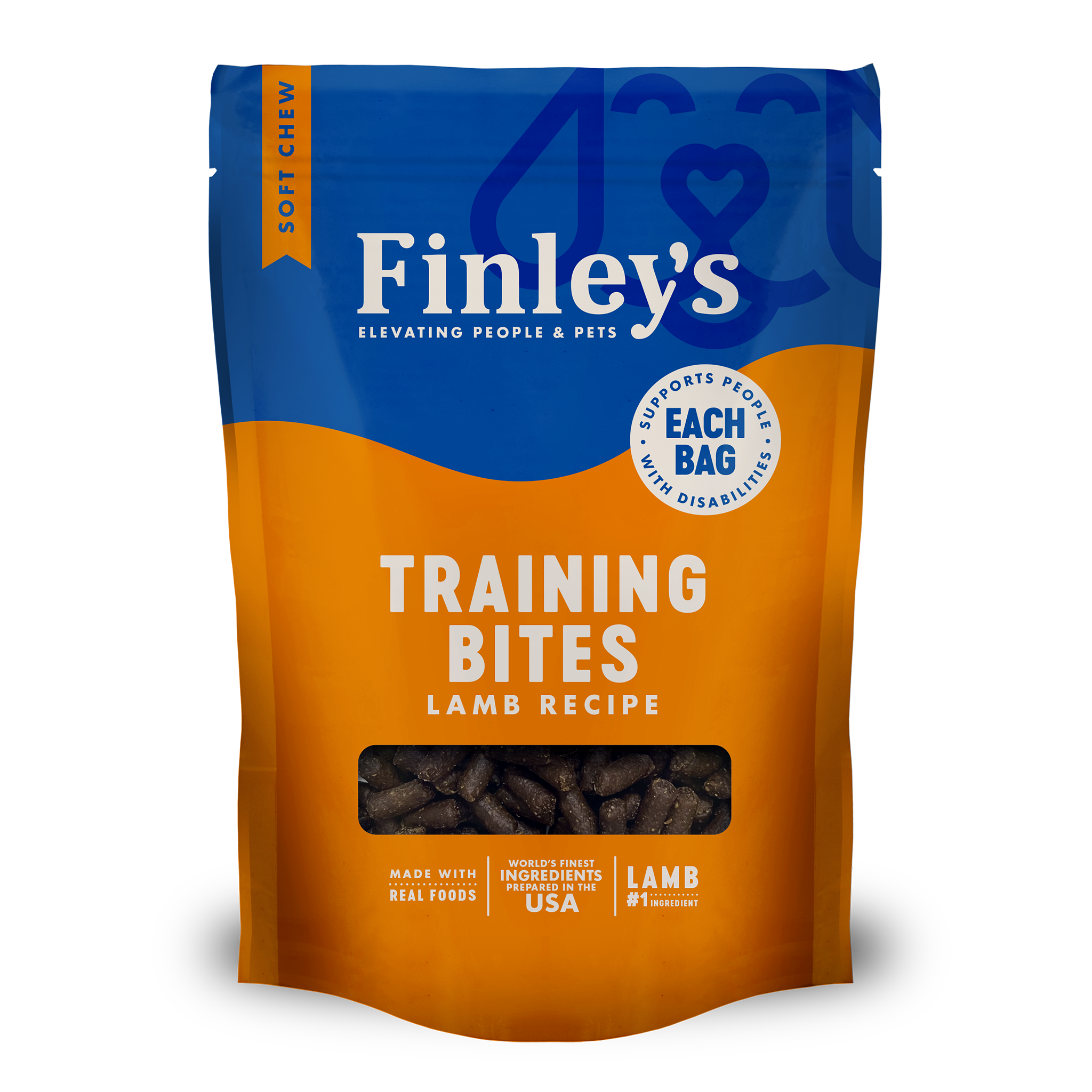 Finley's Lamb Training Bites - bag front