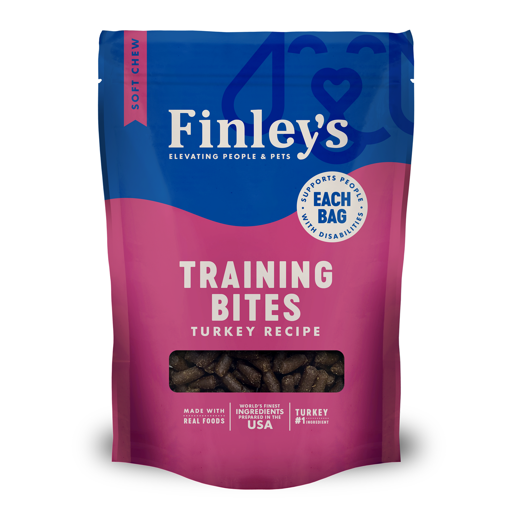 Finley's Turkey Training Bites - bag front