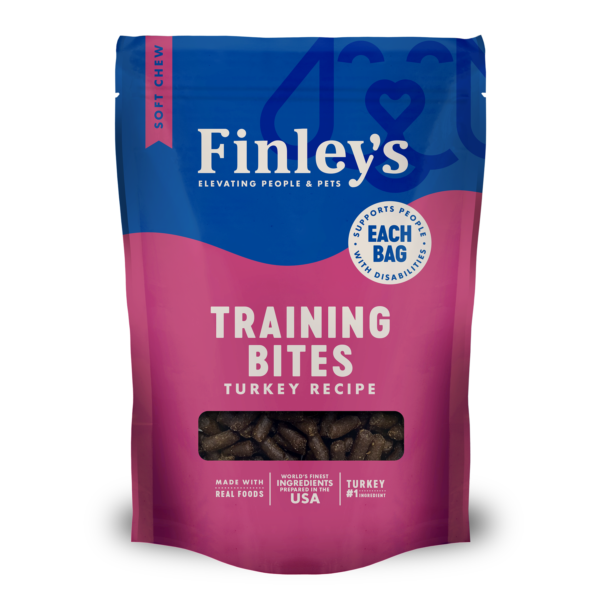 Finley's Turkey Training Bites - bag front