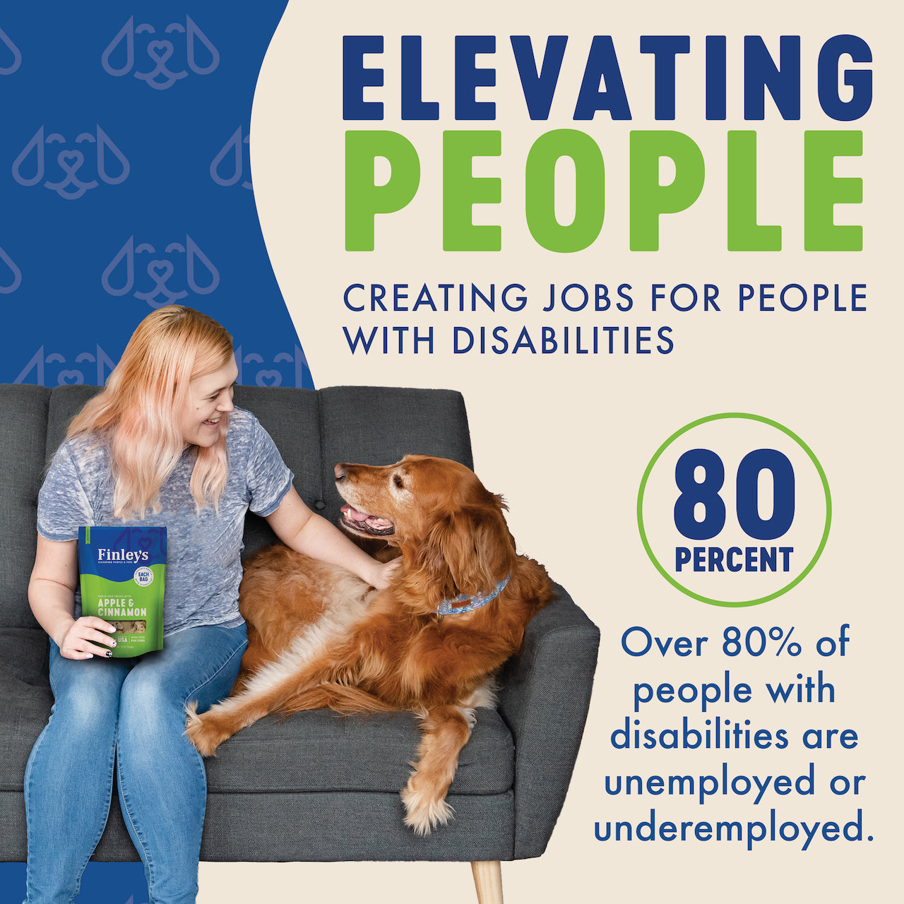 Finley's Apple & Cinnamon Crunchy Biscuits