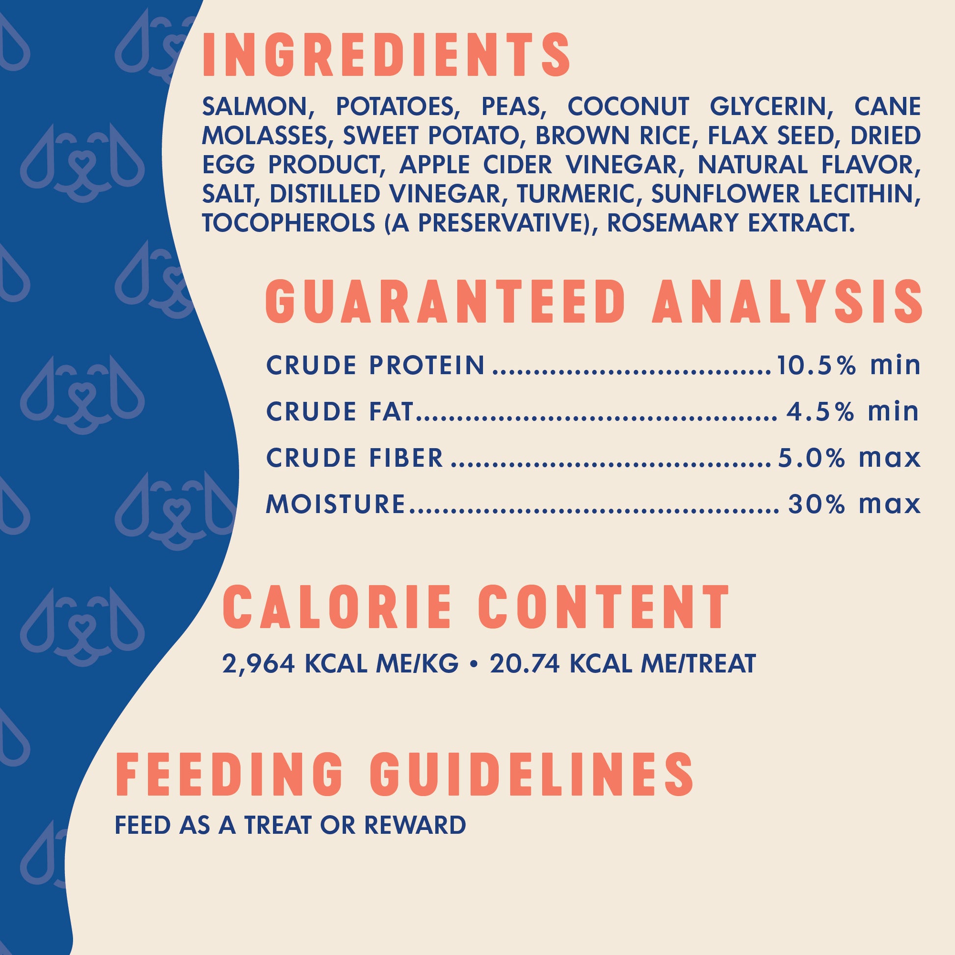 Ingredients, Guaranteed Analysis, Calorie Content, Feeding Guidelines
