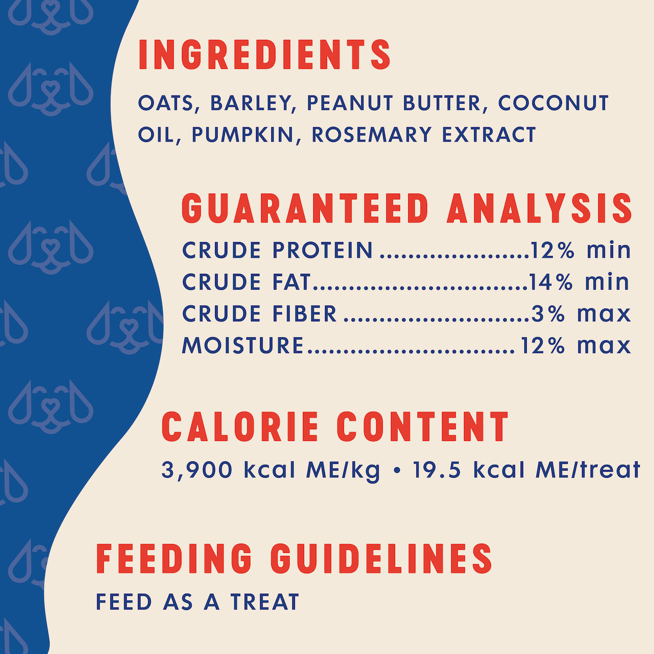 Finley's Peanut Butter & Pumpkin Crunchy Biscuits