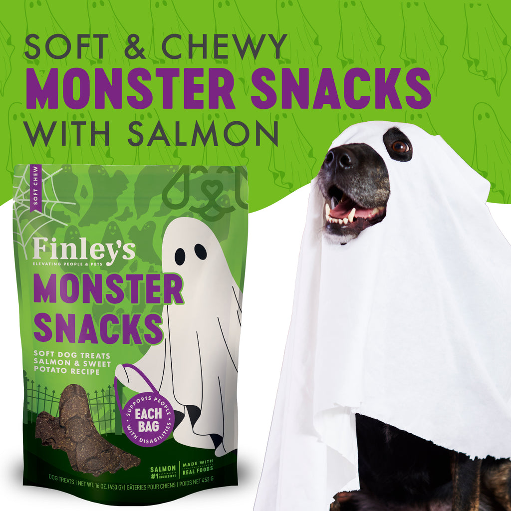 Soft & Chewy Monster Snacks with Salmon