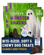 Monster Snacks Soft Chew Salmon and Sweet Potato Dog Treats - 6 oz.